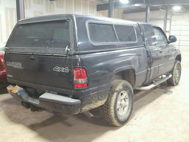 1B7HF13YXXJ579964 - 1999 DODGE RAM 1500 BLACK photo 4