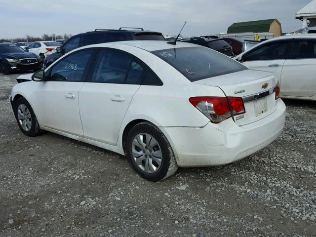 1G1PA5SH1E7177885 - 2014 CHEVROLET CRUZE LS WHITE photo 3