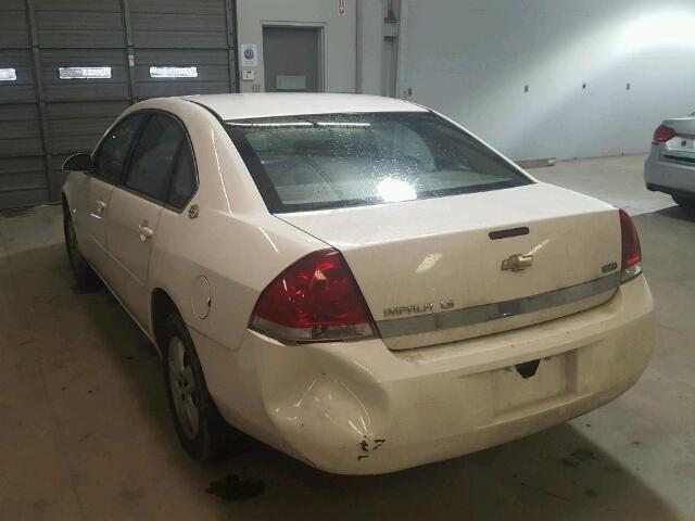 2G1WB58K279411674 - 2007 CHEVROLET IMPALA LS WHITE photo 3