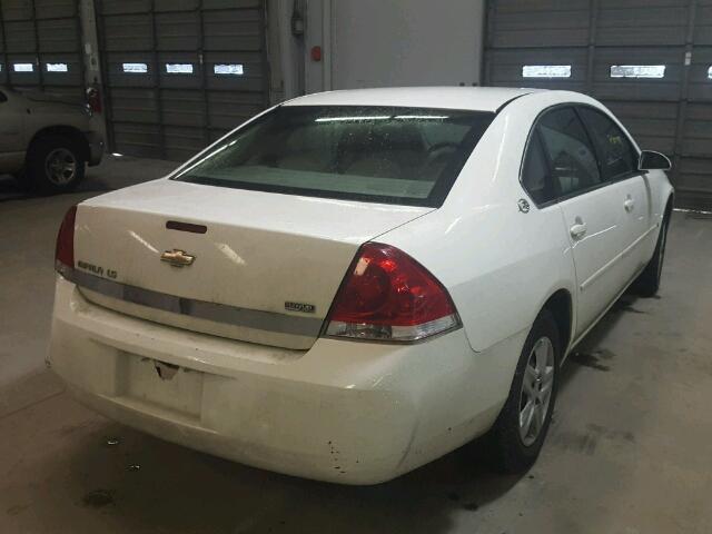 2G1WB58K279411674 - 2007 CHEVROLET IMPALA LS WHITE photo 4