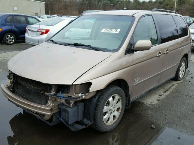 5FNRL18913B060723 - 2003 HONDA ODYSSEY EX TAN photo 2