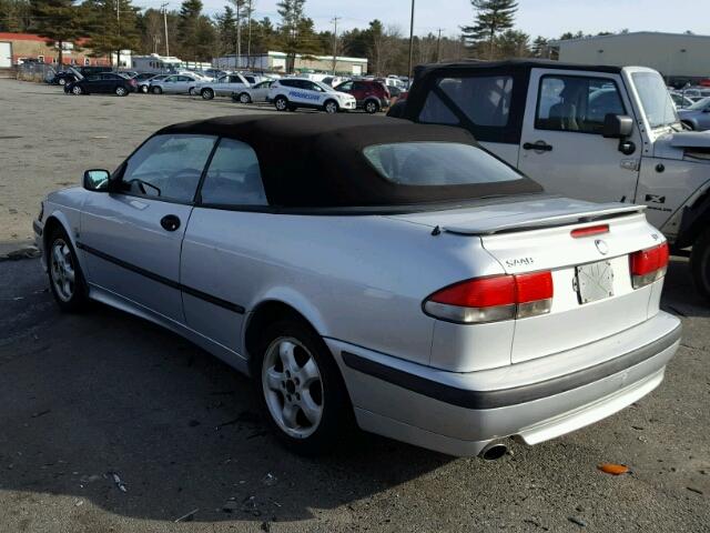 YS3DF75K217009853 - 2001 SAAB 9-3 SE SILVER photo 3