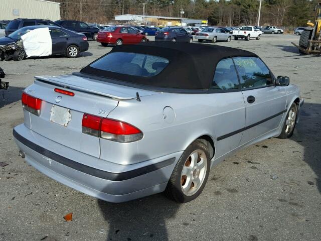 YS3DF75K217009853 - 2001 SAAB 9-3 SE SILVER photo 4