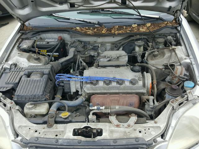 1HGEJ8146VL132674 - 1997 HONDA CIVIC EX ვერცხლისფერი ფოტო 7