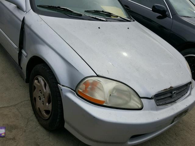 1HGEJ8146VL132674 - 1997 HONDA CIVIC EX ვერცხლისფერი ფოტო 9