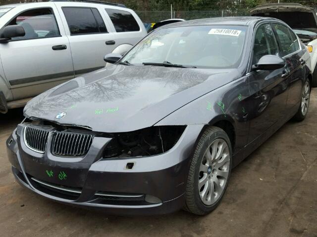 WBAVD53577A007382 - 2007 BMW 335 XI GRAY photo 2