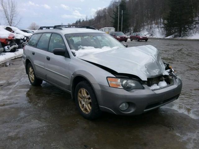 4S4BP61CX57363917 - 2005 SUBARU LEGACY OUT SILVER photo 1