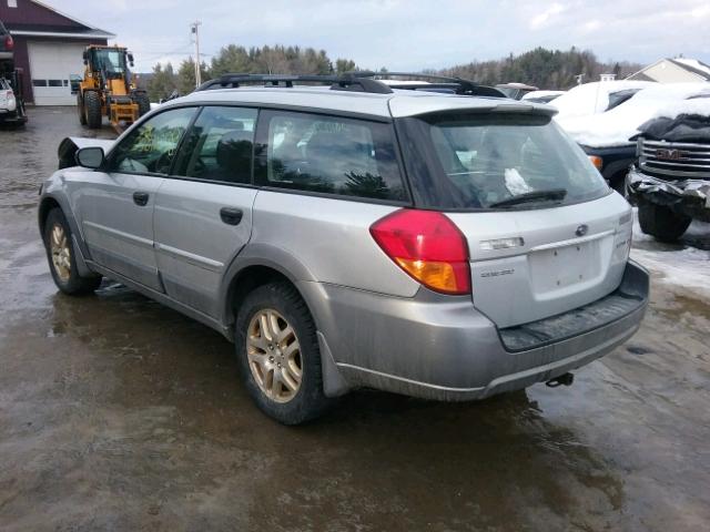 4S4BP61CX57363917 - 2005 SUBARU LEGACY OUT SILVER photo 3