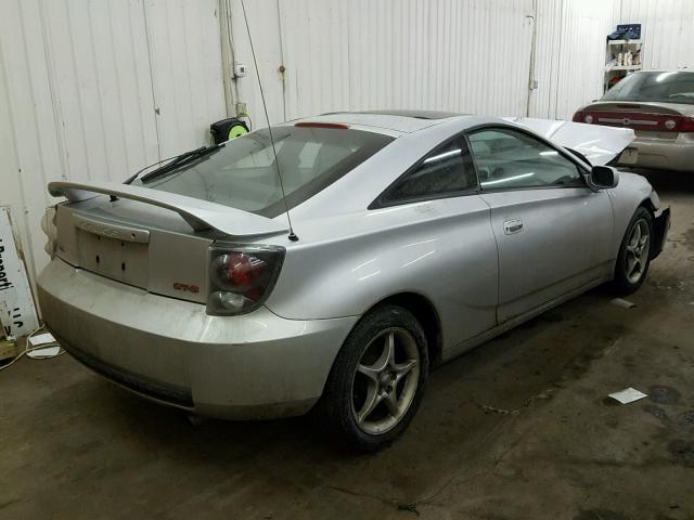 JTDDY32T1Y0027965 - 2000 TOYOTA CELICA GT- SILVER photo 4