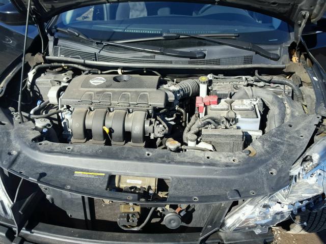 1N4AB7AP1DN907597 - 2013 NISSAN SENTRA S BLACK photo 7