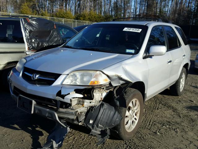 2HNYD18643H508763 - 2003 ACURA MDX TOURIN SILVER photo 2