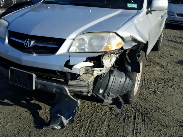 2HNYD18643H508763 - 2003 ACURA MDX TOURIN SILVER photo 9