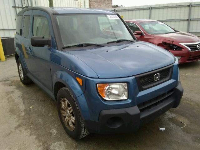 5J6YH18776L010724 - 2006 HONDA ELEMENT EX BLUE photo 1