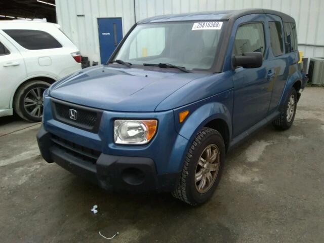 5J6YH18776L010724 - 2006 HONDA ELEMENT EX BLUE photo 2