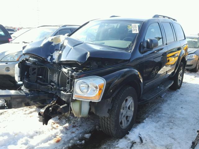 1D4HB58D34F214861 - 2004 DODGE DURANGO LI BLACK photo 2