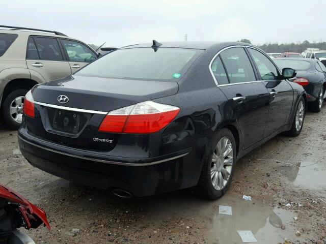 KMHGC4DE4AU092352 - 2010 HYUNDAI GENESIS 3. BLACK photo 4