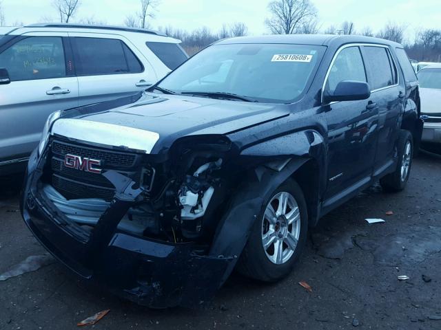 2GKALMEK5F6293816 - 2015 GMC TERRAIN SL BLUE photo 2