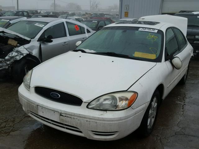 1FAFP56U16A136210 - 2006 FORD TAURUS SEL WHITE photo 2