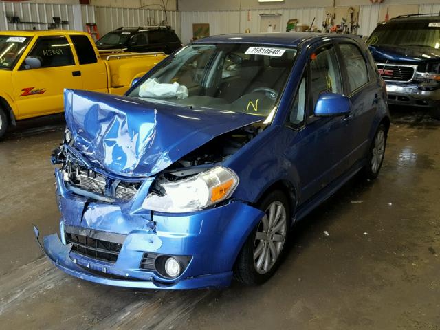 JS2YA5A56C6300785 - 2012 SUZUKI SX4 BASE BLUE photo 2