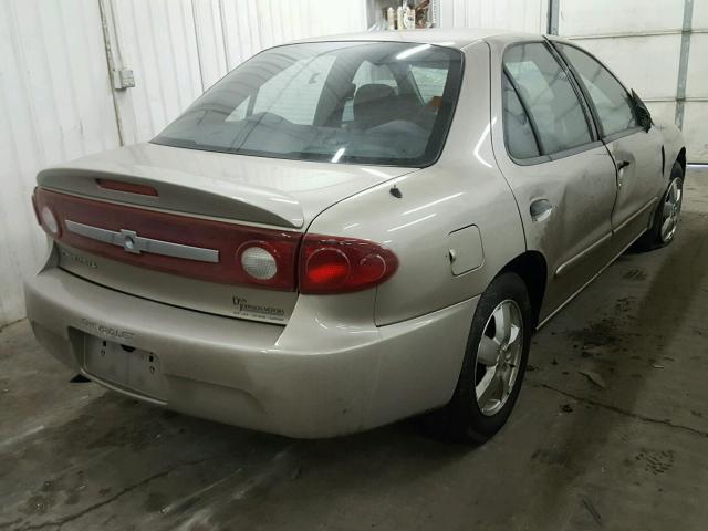 1G1JF52F437256597 - 2003 CHEVROLET CAVALIER L TAN photo 4