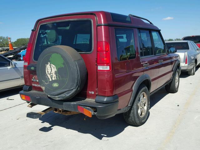 SALTY1247YA269638 - 2000 LAND ROVER DISCOVERY RED photo 4