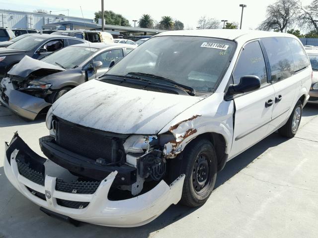 1D4GP24R84B529207 - 2004 DODGE GRAND CARA WHITE photo 2