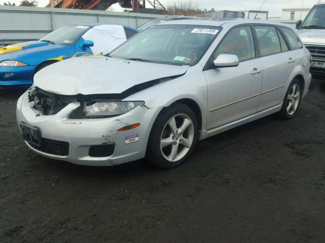 1YVHP82D075M36416 - 2007 MAZDA 6 S SILVER photo 2