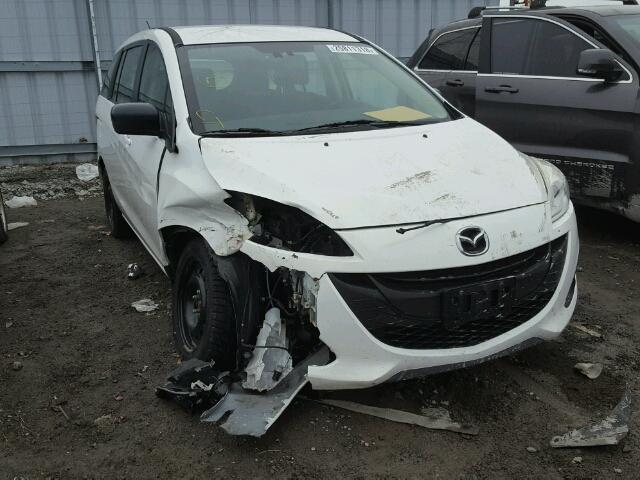 JM1CW2CL3C0131408 - 2012 MAZDA 5 WHITE photo 1