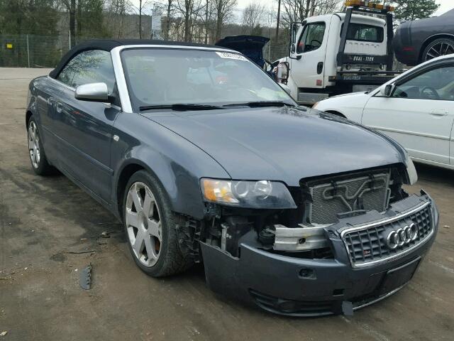 WUARL48H05K901853 - 2005 AUDI S4 QUATTRO BLACK photo 1