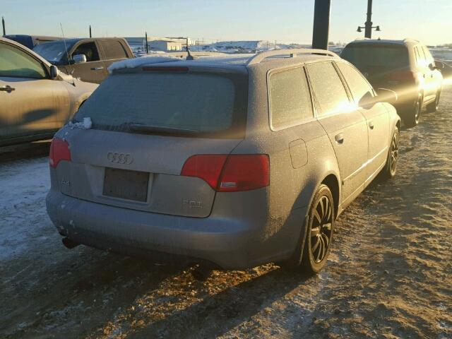 WAUKF78E57A146640 - 2007 AUDI A4 2.0T AV SILVER photo 4