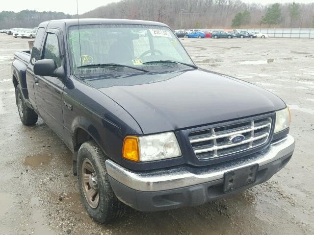 1FTYR44U02PA76373 - 2002 FORD RANGER SUP BLUE photo 1