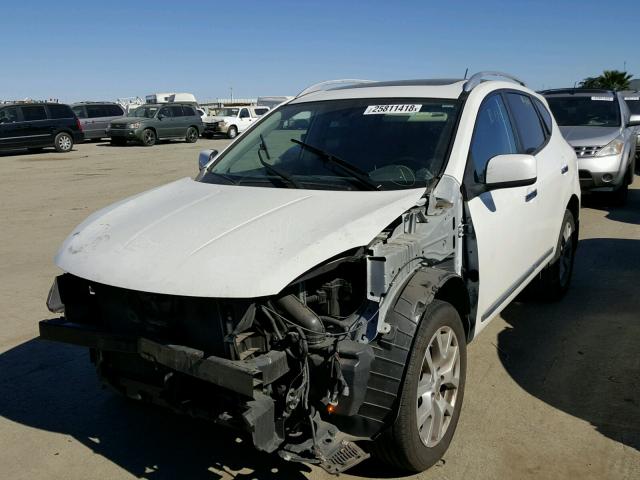 JN8AS5MT3BW152472 - 2011 NISSAN ROGUE S WHITE photo 2