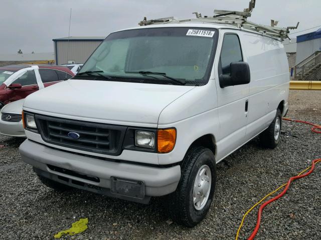 1FTNE24L06HB16235 - 2006 FORD ECONOLINE WHITE photo 2