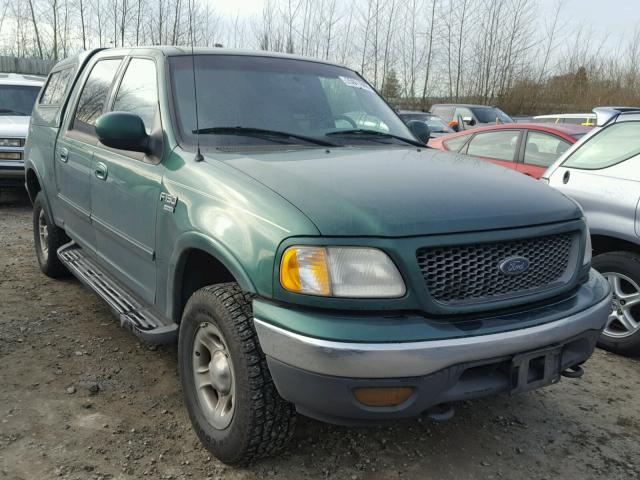 1FTRW08L91KE08734 - 2001 FORD F150 SUPER GREEN photo 1