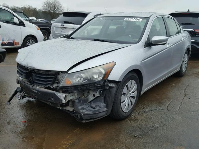 1HGCP2F35AA008632 - 2010 HONDA ACCORD LX SILVER photo 2