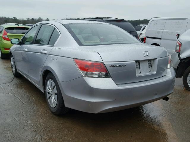 1HGCP2F35AA008632 - 2010 HONDA ACCORD LX SILVER photo 3