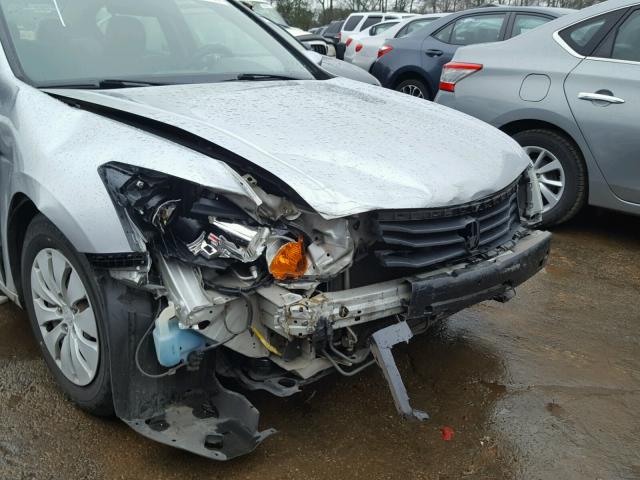 1HGCP2F35AA008632 - 2010 HONDA ACCORD LX SILVER photo 9