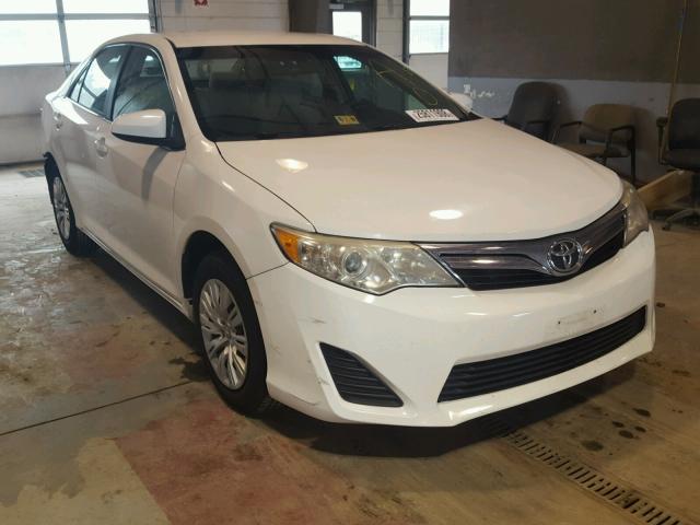 4T1BF1FK3CU530493 - 2012 TOYOTA CAMRY BASE WHITE photo 1