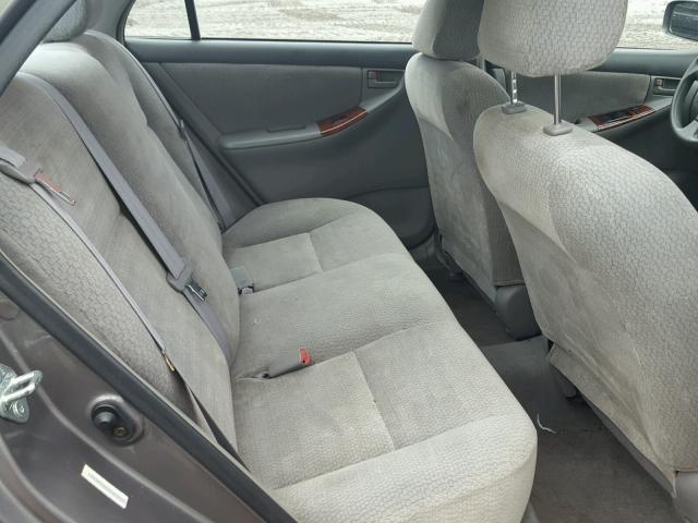 2T1BR38E04C250267 - 2004 TOYOTA COROLLA CE GRAY photo 6