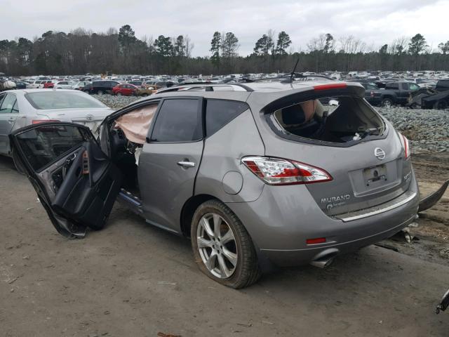 JN8AZ1MW1CW202656 - 2012 NISSAN MURANO S SILVER photo 3