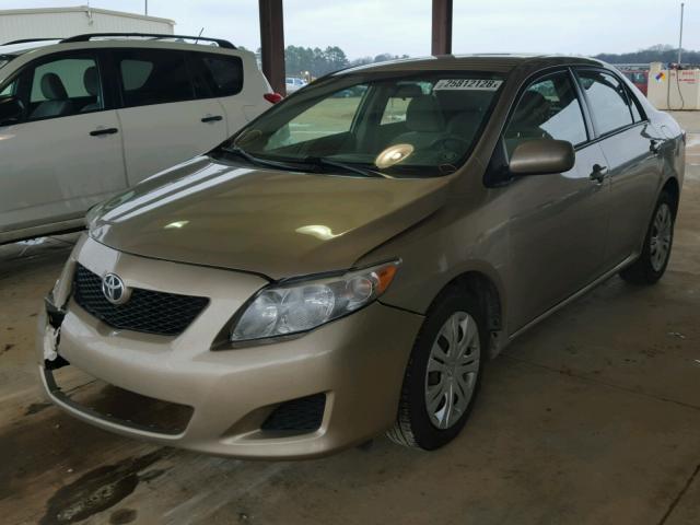 2T1BU40E49C107670 - 2009 TOYOTA COROLLA BA GOLD photo 2