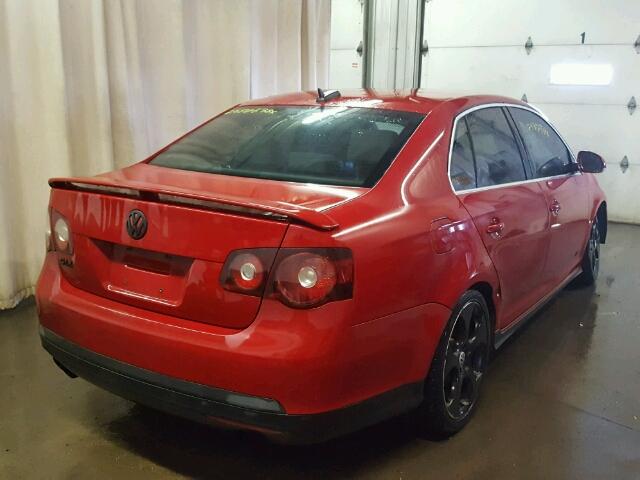 3VWWJ71K46M752450 - 2006 VOLKSWAGEN JETTA GLI RED photo 4