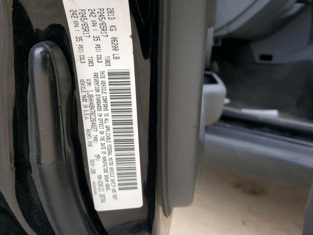 1J8HH48N76C264027 - 2006 JEEP COMMANDER ნაცრისფერი ფოტო 10