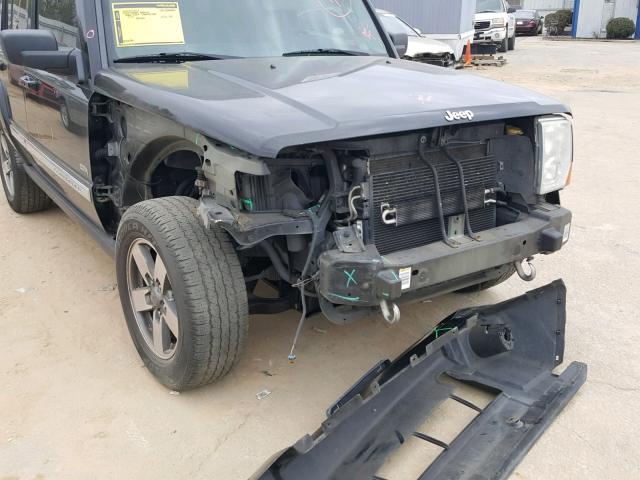 1J8HH48N76C264027 - 2006 JEEP COMMANDER ნაცრისფერი ფოტო 9