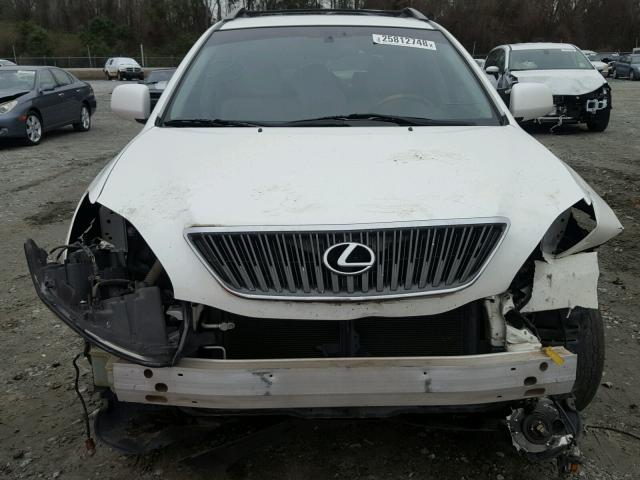 2T2GA31U55C019747 - 2005 LEXUS RX 330 WHITE photo 9