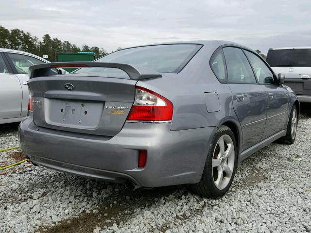 4S3BL626197219378 - 2009 SUBARU LEGACY 2.5 SILVER photo 4