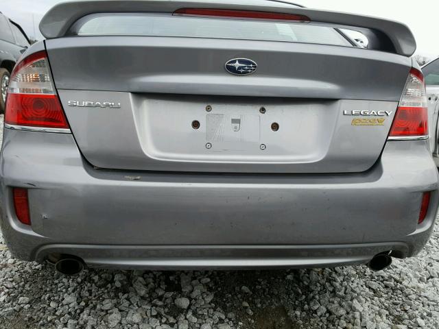 4S3BL626197219378 - 2009 SUBARU LEGACY 2.5 SILVER photo 9