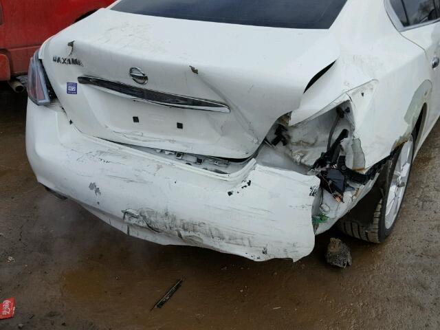 1N4AA5AP5CC805561 - 2012 NISSAN MAXIMA S WHITE photo 9