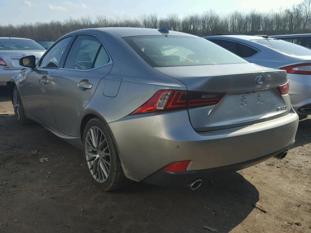 JTHBF1D29E5016151 - 2014 LEXUS IS 250 GRAY photo 3