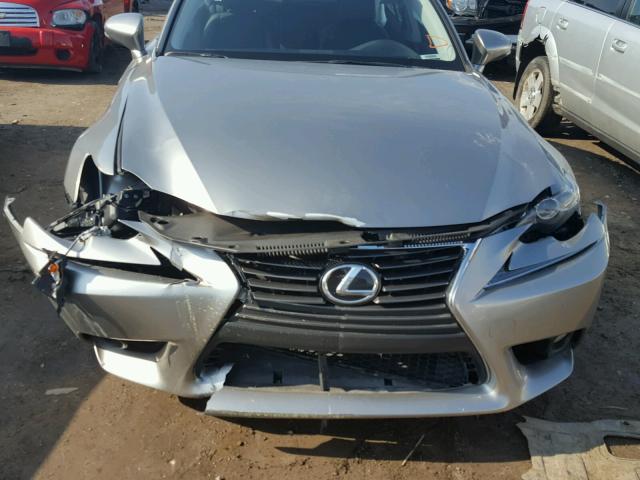 JTHBF1D29E5016151 - 2014 LEXUS IS 250 GRAY photo 9